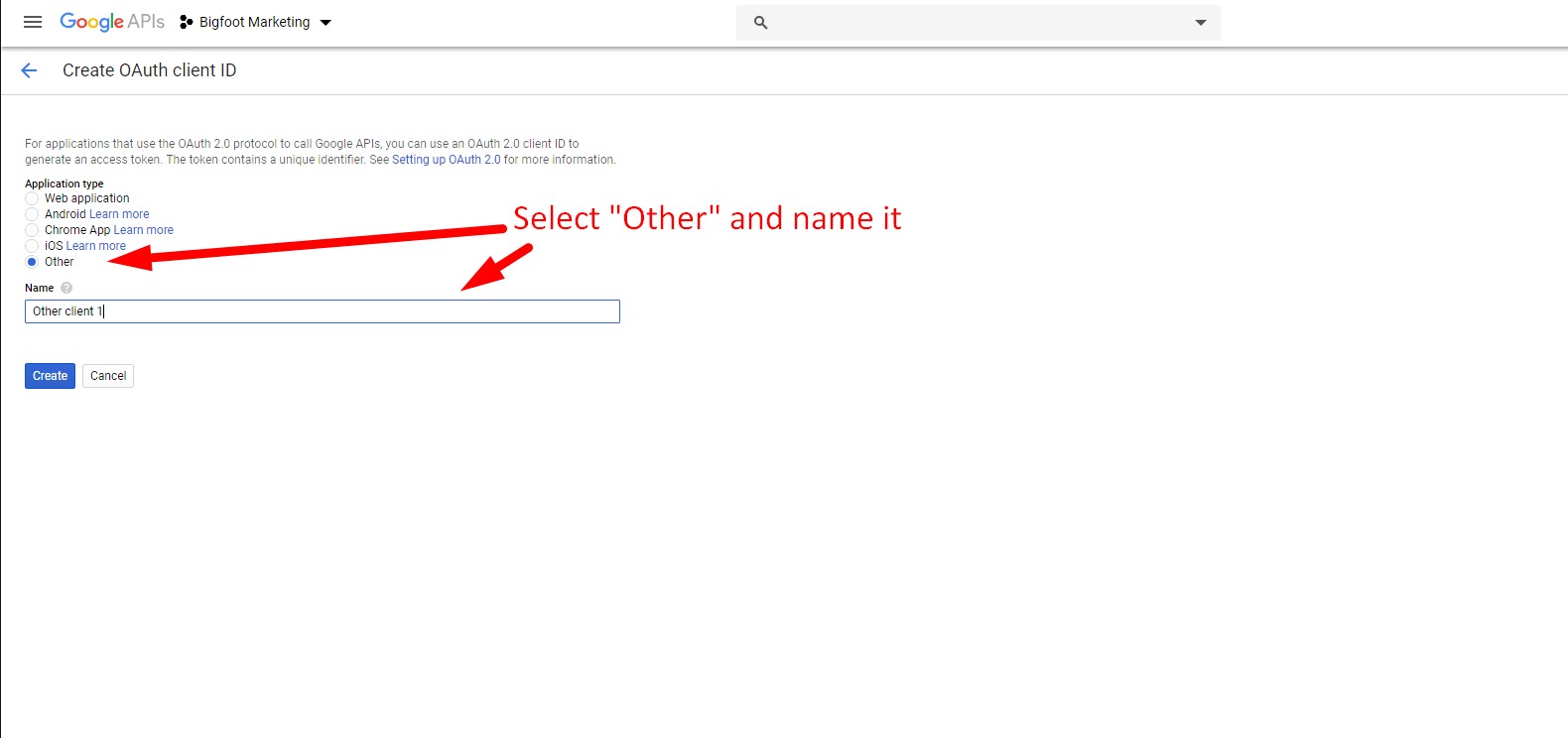 Step 19. Select your application type as Step 19. Select your application type as